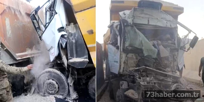 Şırnak'ta Kamyon Şoförü Feci Kazada Can Verdi