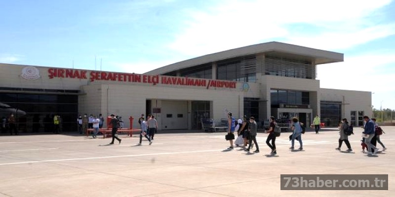 Şırnak'ta Uçuşlar Rekor Kırdı