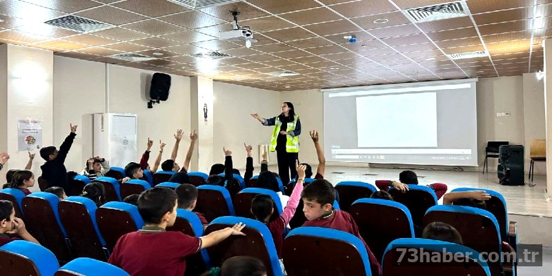 Şırnak'ta Miniklere Trafik Dersleri
