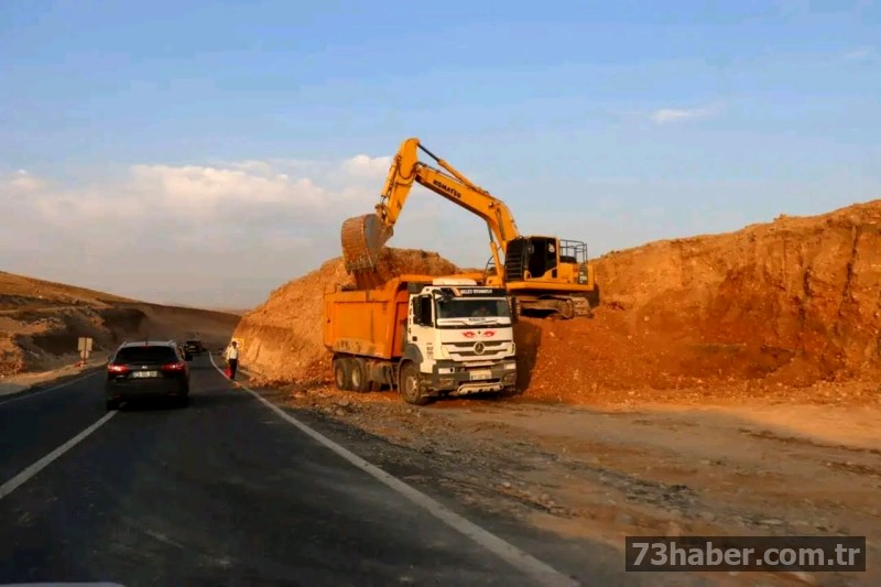 Cizre-Silopi yolu yenileniyor