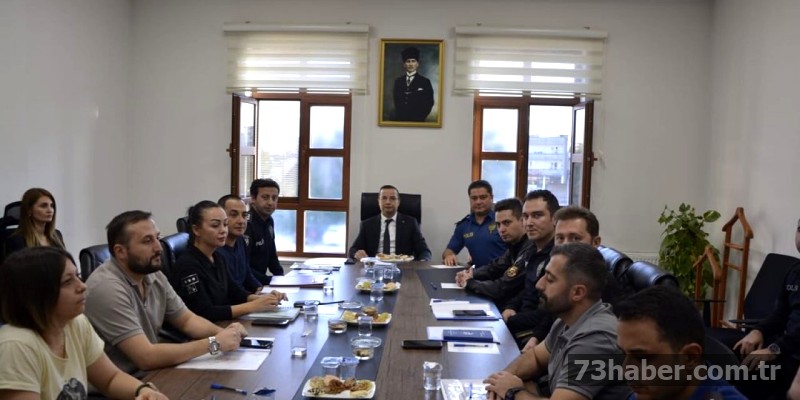 Baycar ve Tufan Görüşmesi: Kaymakam, Emniyet Müdürünü Ziyaret Ederek İstişarede Bulundu