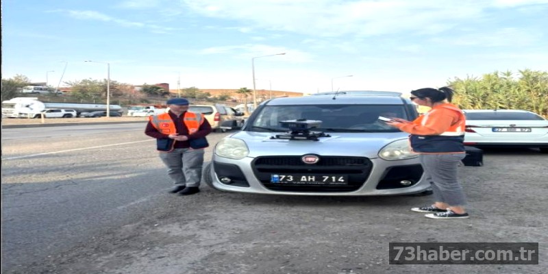 Cizre'de çevre hassasiyeti arttı: Araç egzozları yoğun bir şekilde denetleniyor.