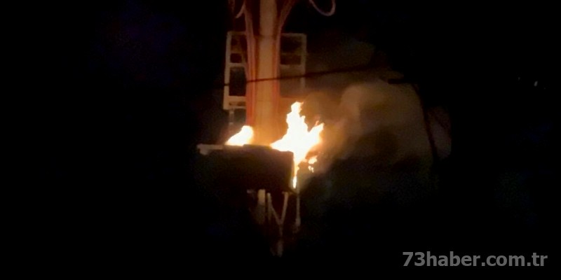 Cizre'de trafo kaynaklı patlama: Seyahat edenler dikkatli olsun!