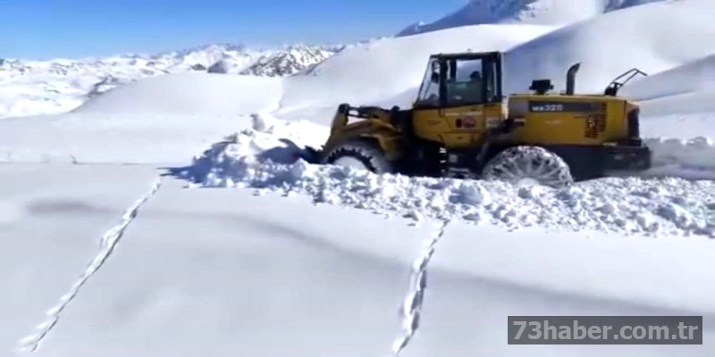 Şırnak'taki Yayla Yolu, Yoğun Çalışmalarla 2 Gün İçinde Kullanıma Sunuldu
