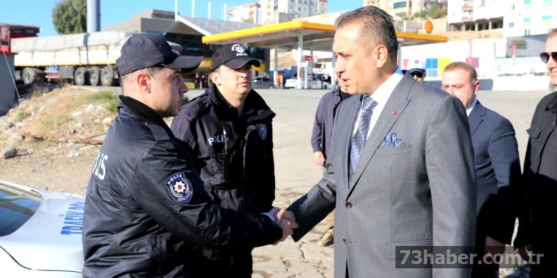 Şırnak Emniyet Müdürü Sazak'tan Hafta Sonu Kontrol Ziyareti