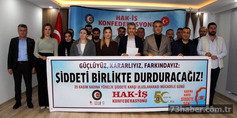 Şiddete Son Verin Çağrısı: Hak-İş, Türkiye'nin Dört Bir Yanında Alanlara İniyor!