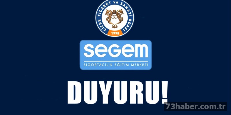 Cizre TSO Üyeleri Dikkat! SEGEM Kayıtları İçin Fırsat Sona Eriyor!