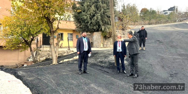 Şırnak'ta Hastane Yolu Asfaltlandı, Ulaşım Rahatladı