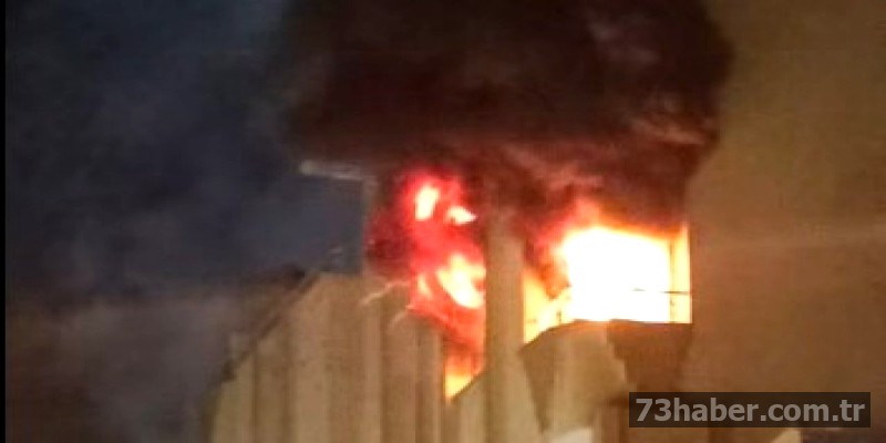 Cizre'de Bina Yangını: Korku Dolu Anlar