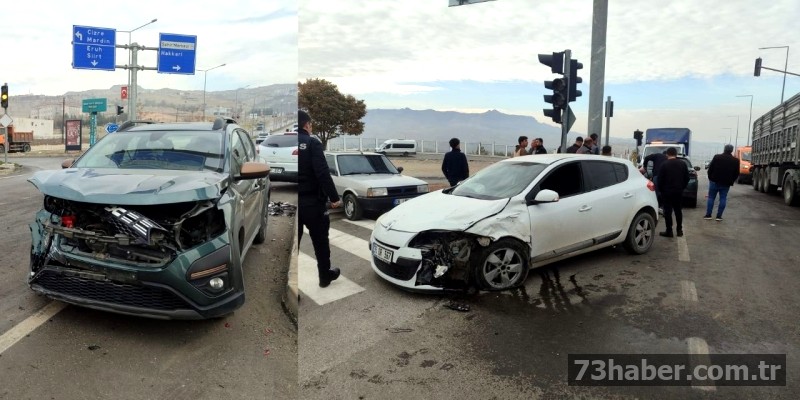 Üniversite Kavşağında Kaza: İki Araç Hasar Gördü