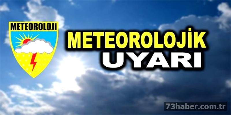 Diyarbakır İle Şırnak'a Uyarı