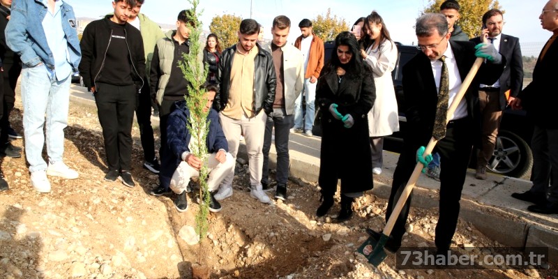 Şırnak Üniversitesi Fidan Dikimi Yapıldı