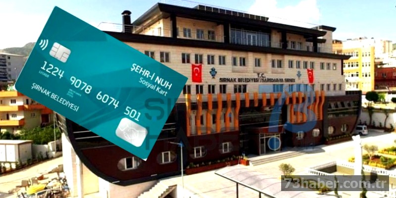 Şırnak Belediyesi sosyal kart başvuruları