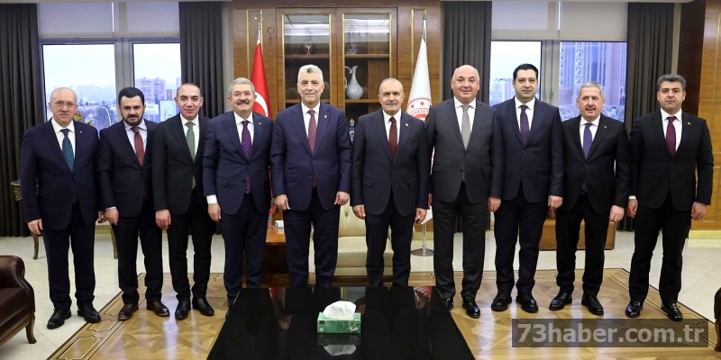 Van TSO, Şırnak-Van yolu için bakanla görüştü