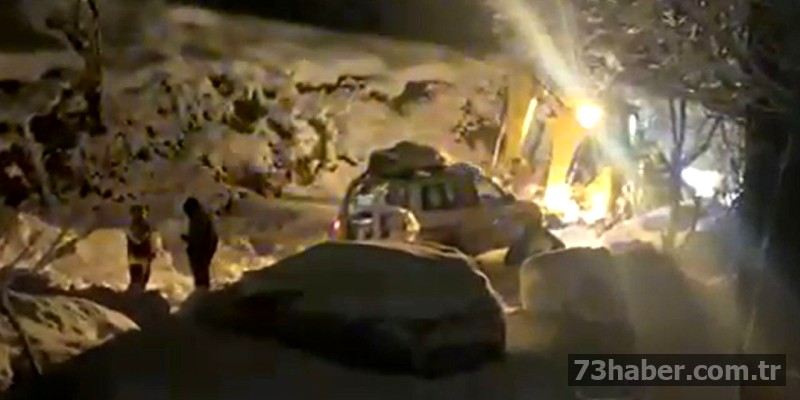 Şırnak'ta Mahsur Kalan Hasta Kurtarıldı