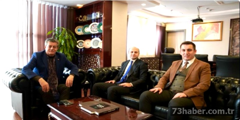 Cizre Cumhuriyet Başsavcısı Başkan Yarka'yı Ziyaret Etti