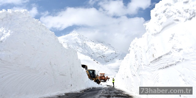 Şırnak Yolu Çığ Tehlikesi