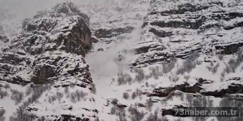 Şırnak'ta çığ düştü