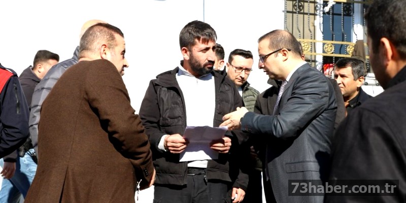 Cizre'de yardım eli