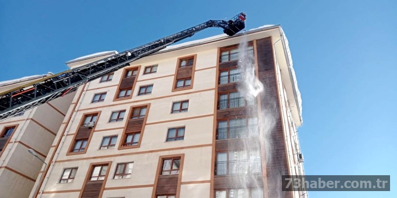 Şırnak'ta kar tehlikesine karşı önlemler