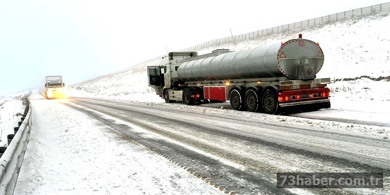 Şırnak'ta tanker şoförleri çağrıda bulundu