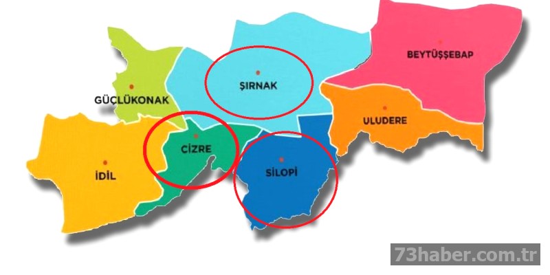 Şırnak, Cizre ve Silopi Uyarısı