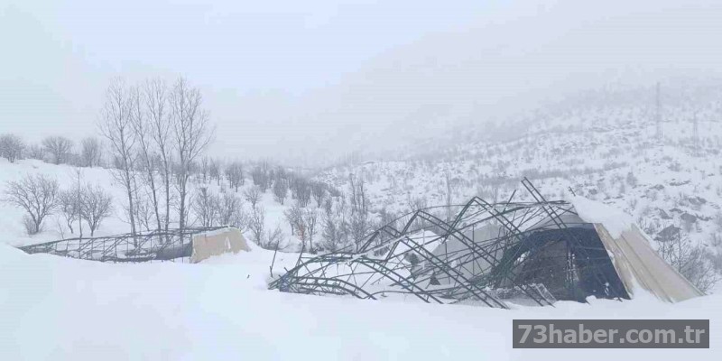 Şırnak'ta Kar Yağışının Etkisi