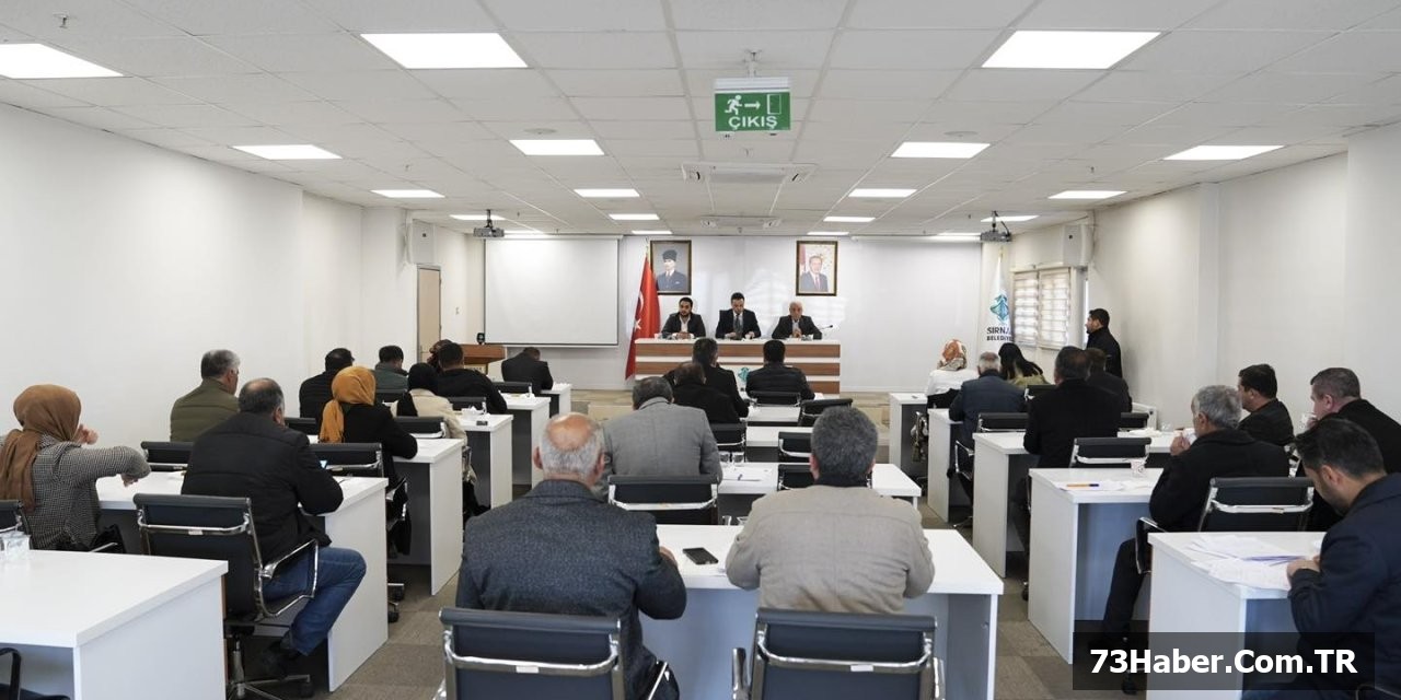 Şırnak Belediyesi'nde Acil Toplantı