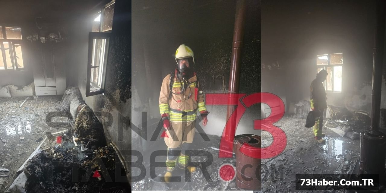 Cizre'de Aileyı Yangın Tehdit Etti!