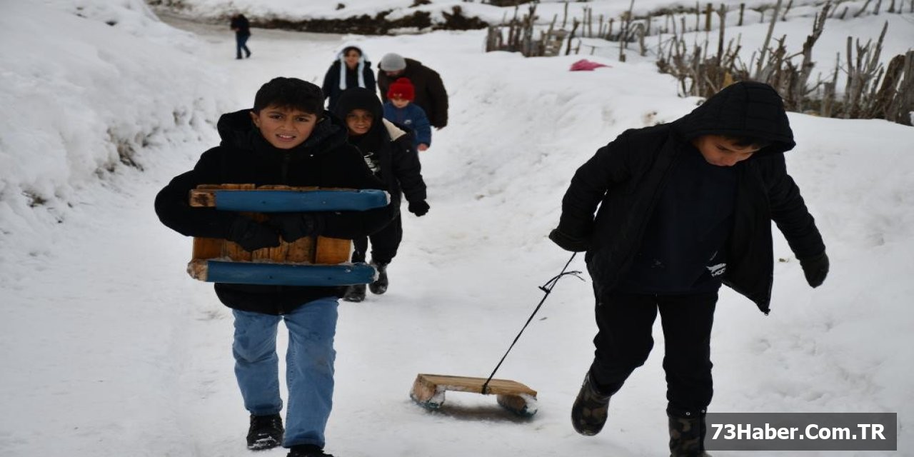 Şırnak'ta Kar Keyfi