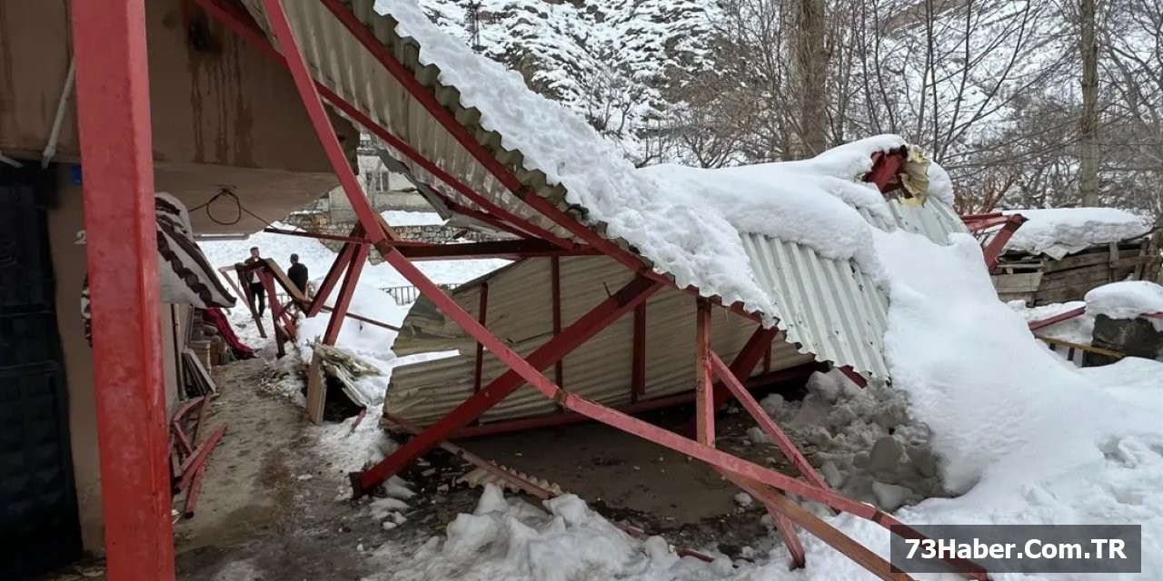Şırnak'ta Kar Felaketi