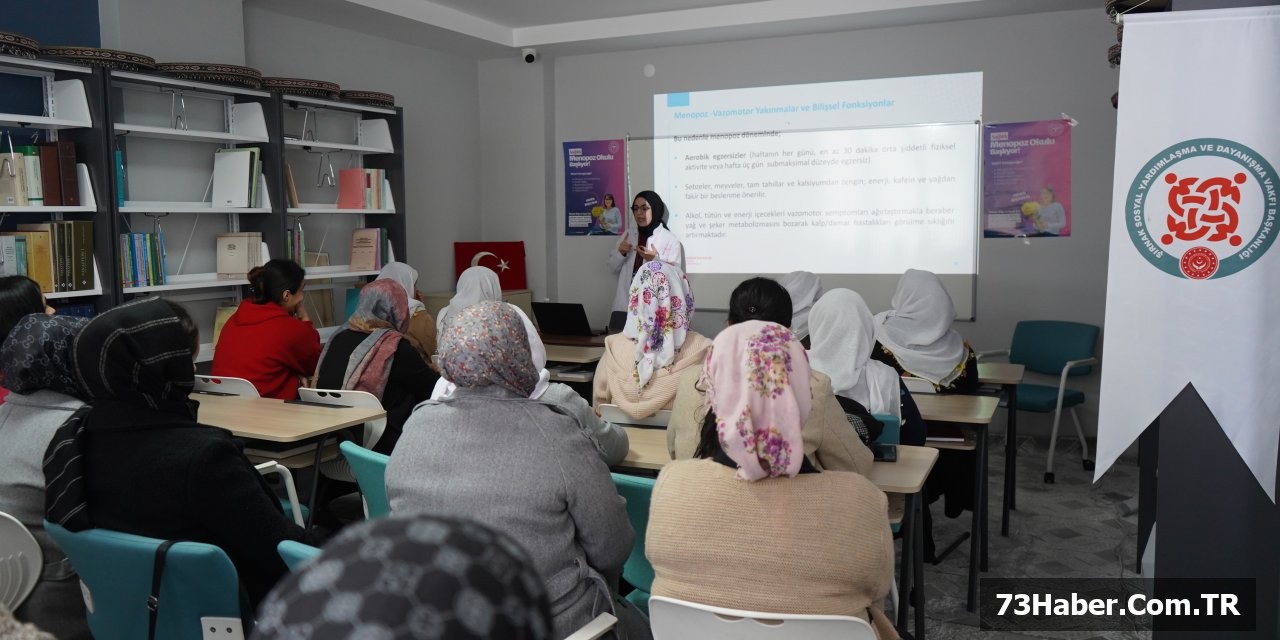 "Menopoz Okulu" Şırnak'ta!