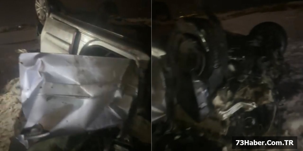 Şırnak'ta Araç Şarampole Uçtu!