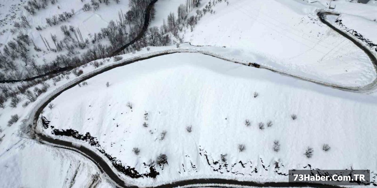 Şırnak'ta Kato Dağı Karın Beyaz Güzelliği