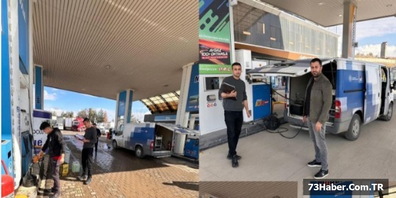 Şırnak'ta Akaryakıt Denetimi