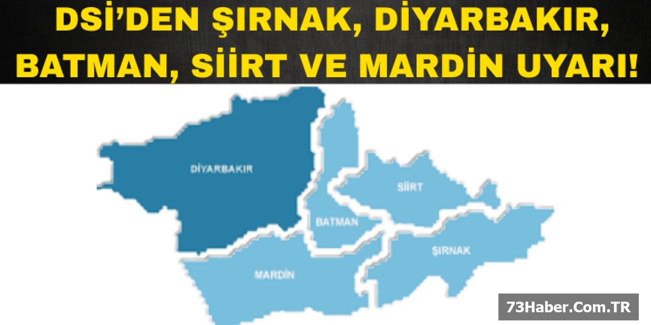 DSİ Uyardı: 5 İl Tehlikede!