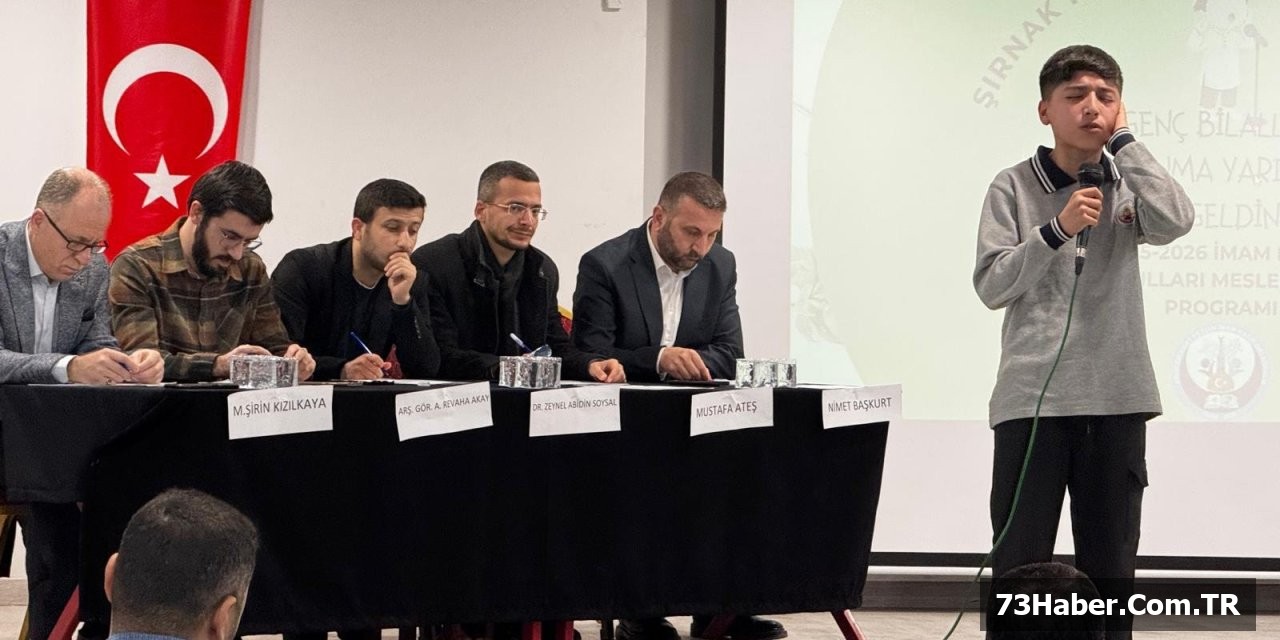 Cizre'de Genç Bilaller Ezan Okuma Yarışması