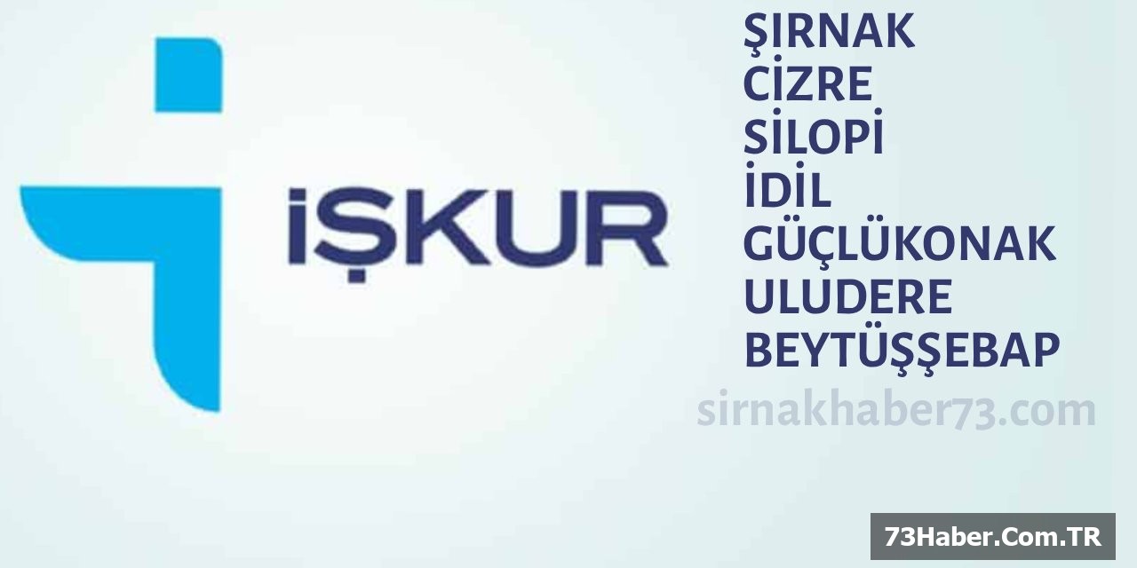 Şırnak'ta 275 Kişi Alınıyor!