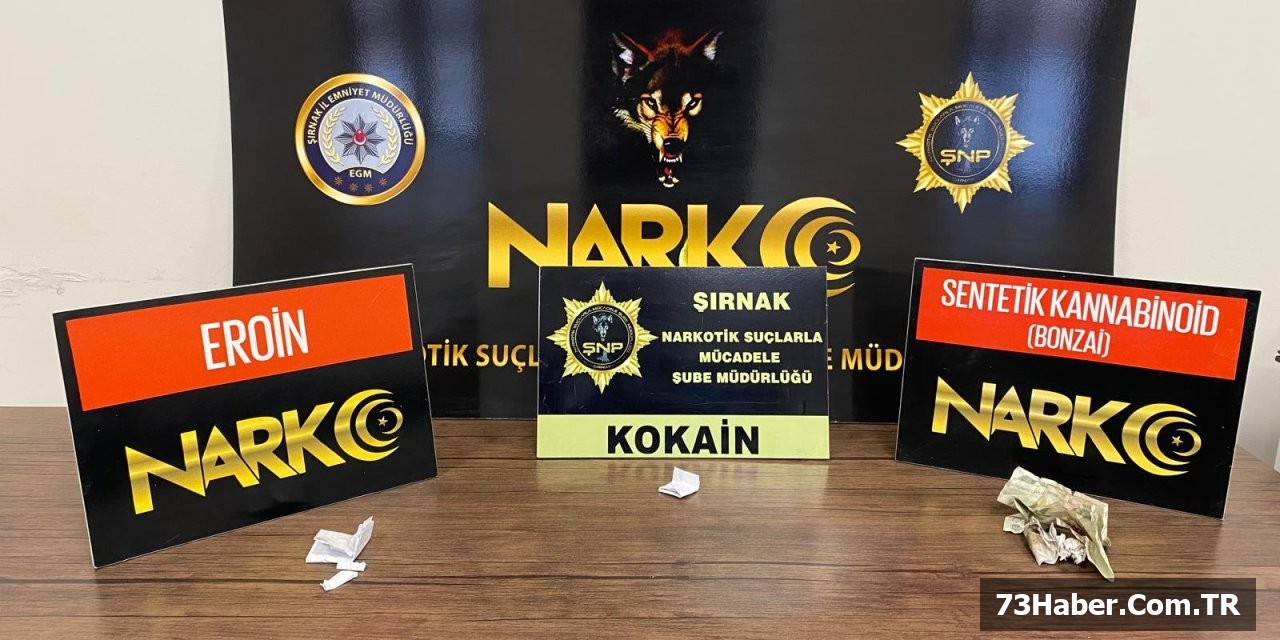 Şırnak'ta Uyuşturucuyla Mücadele