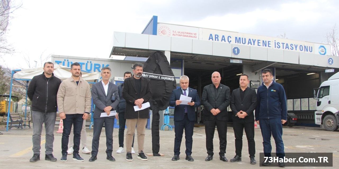 Şırnak'ta TÜVTÜRK'e Siyah Çelenk