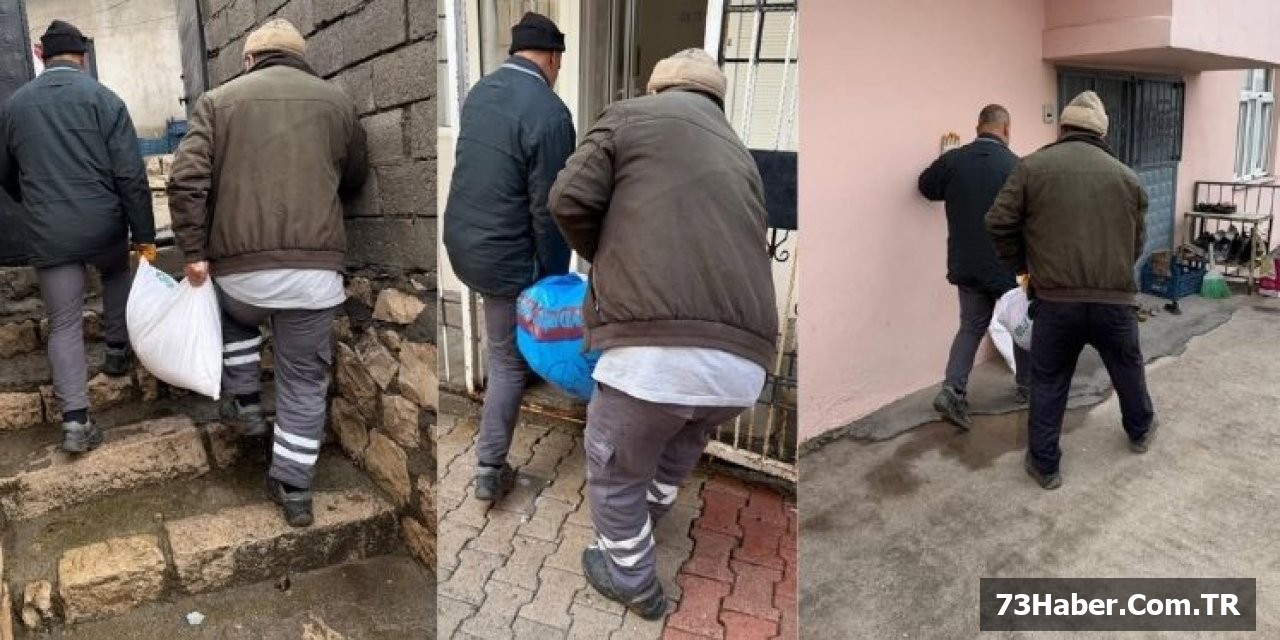 Görümlü'den Haneye Aylık Erzak