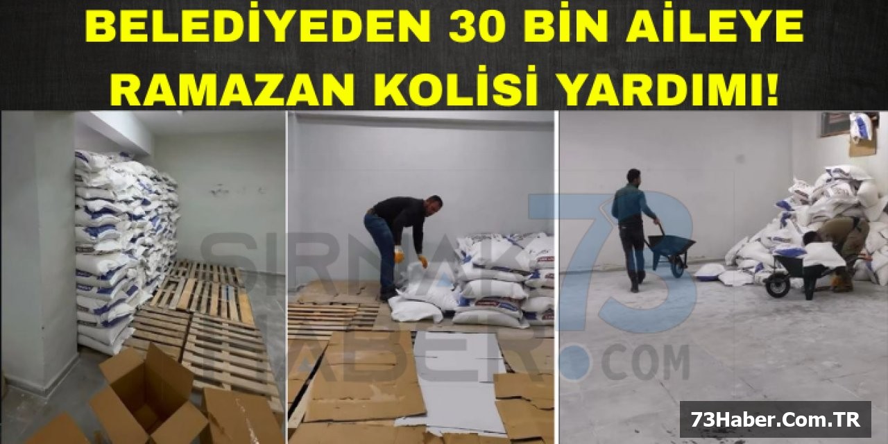 Şırnak Belediyesi Ramazan Kolisi Yardımı Başlıyor!