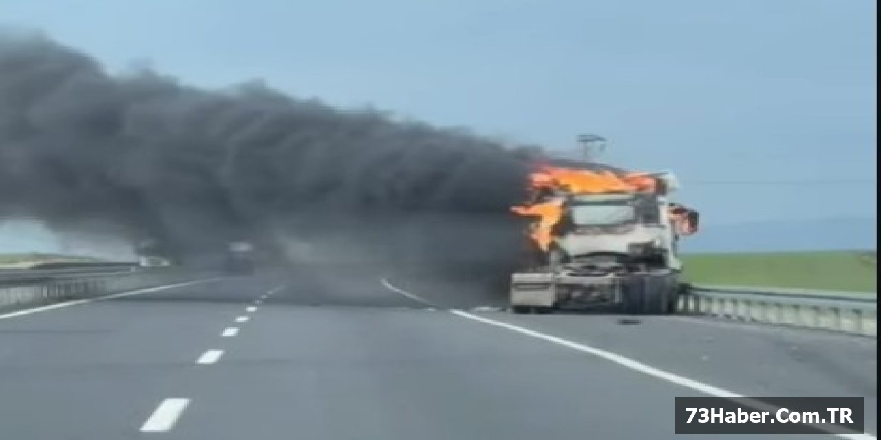 Silopi'de TIR Alevlere Kuştur!