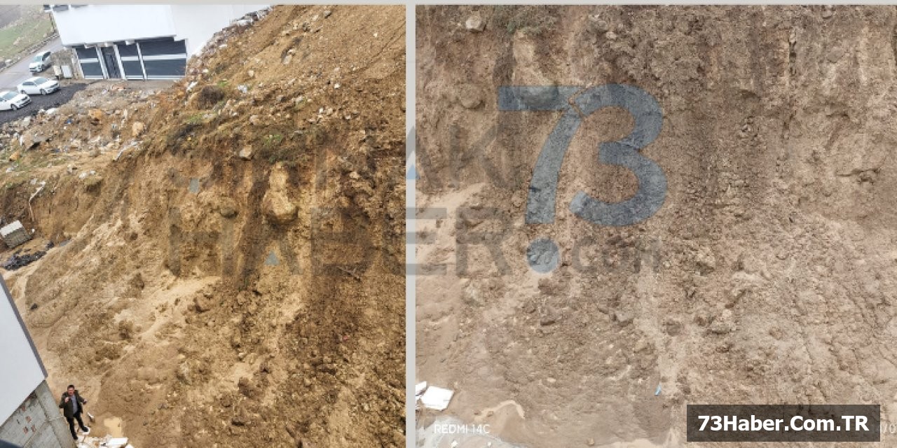 Şırnak'ta Toprak Kayması!