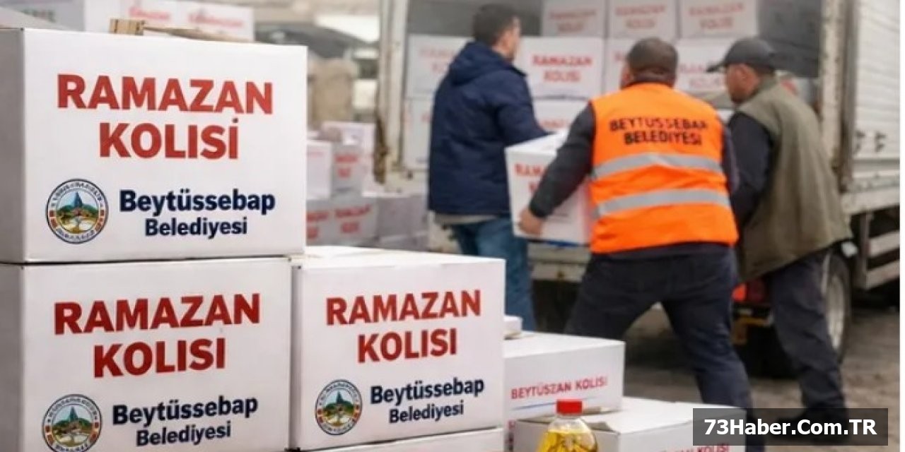 Beytüşşebap'a 600 Hane Ramazan Yardımı