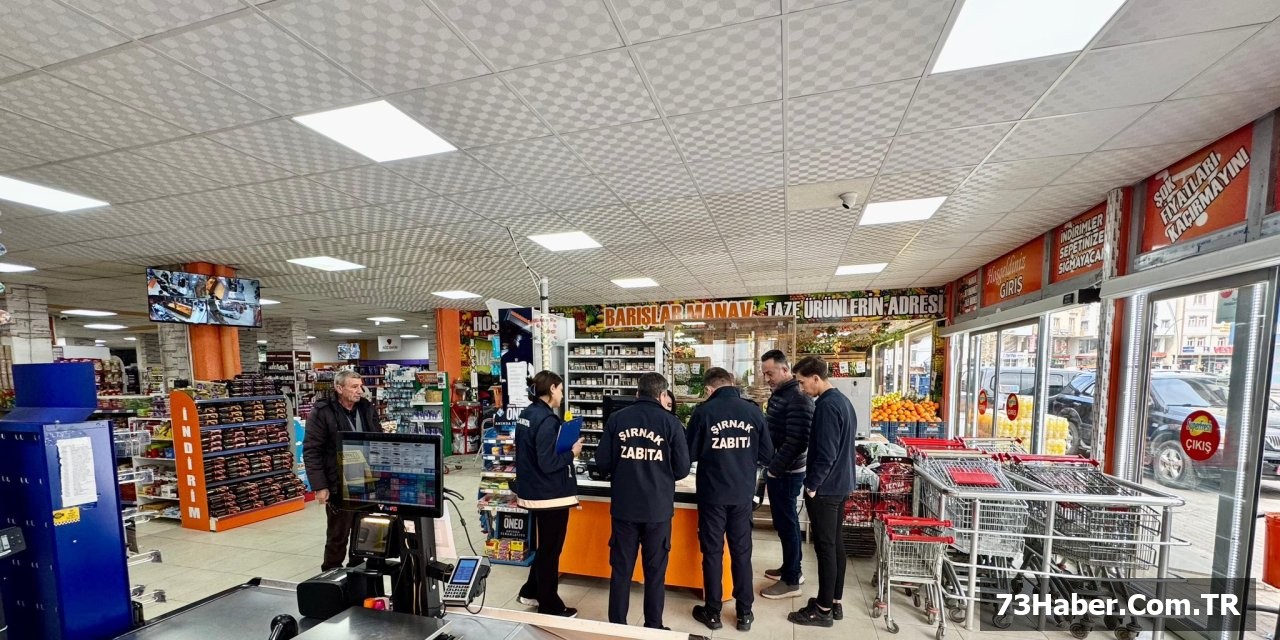 Şırnak'ta Ramazan'a Özel Denetim