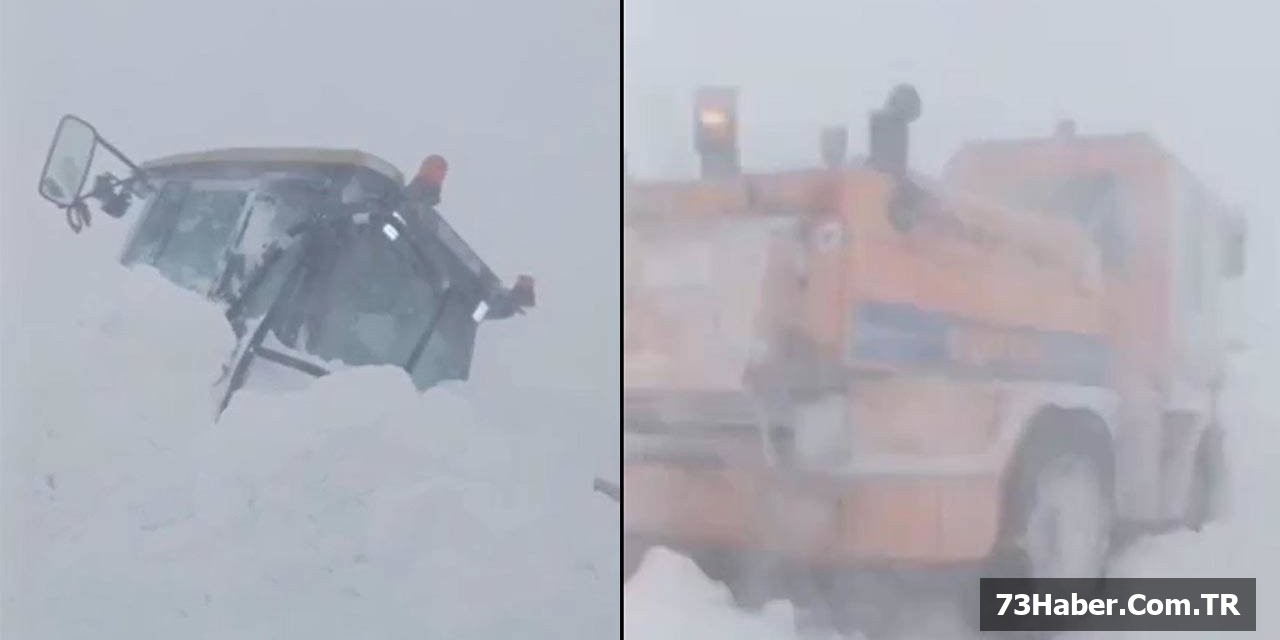 Çığ Altında Kalan İş Makineleri