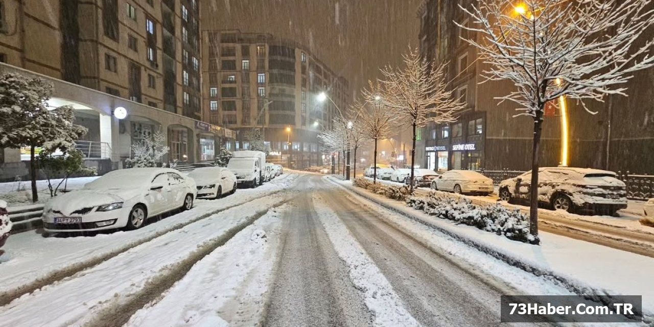 Şırnak'ta Kar Fırtınası: Okullar Tatile Girdi