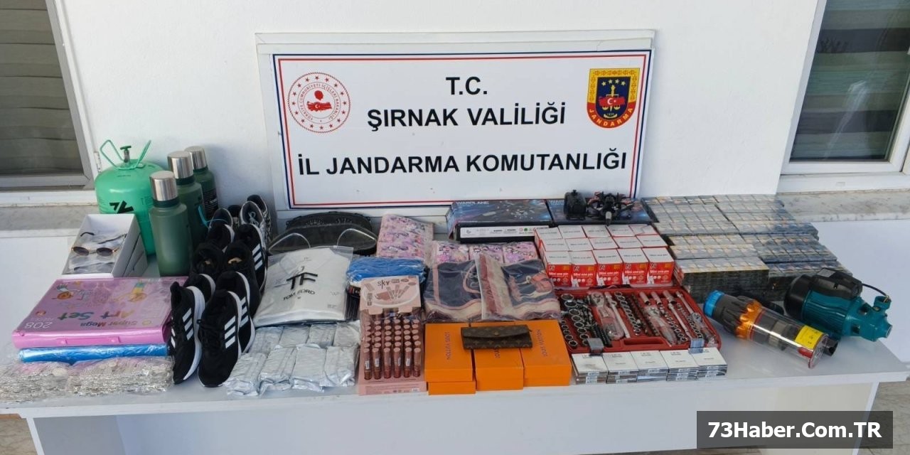 Şırnak'ta 27 Milyonluk Kaçak Ele Geçirildi