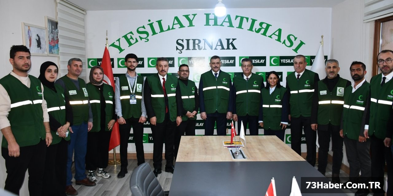 Şırnak Yeşilay'a Bakan Çiftçi'nin Anlamlı Ziyareti